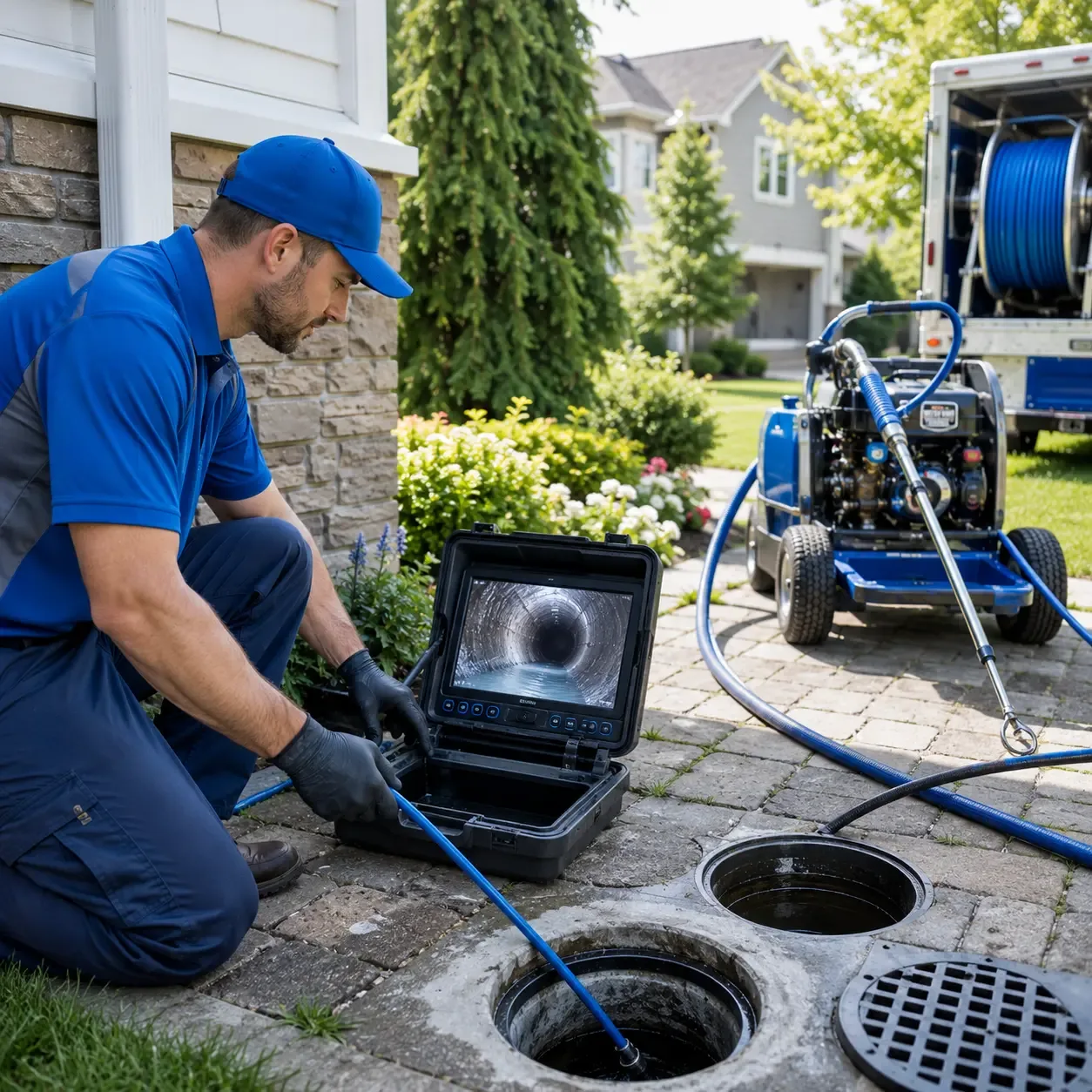 Outdoor drain cleaning professionals serving Robert, LA